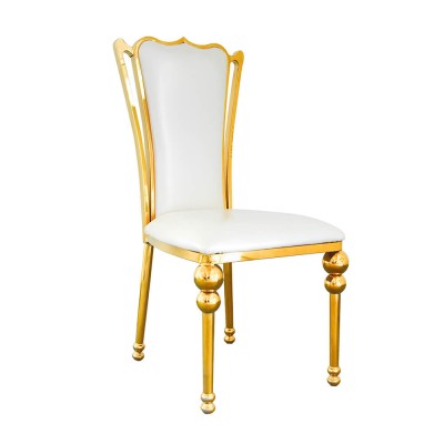 Luxury Metal Wedding Banquet Gold Chairs Events for Wholesale