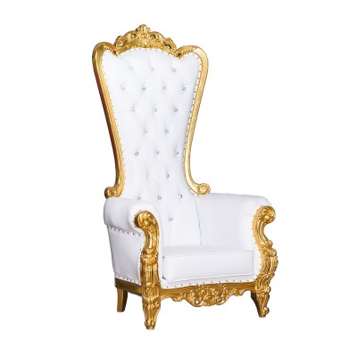 Cheap Wedding Gold Royal King Throne Chair For Queen Wholesale