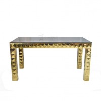 Luxe Wedding Event Dining Gold Table Wholesale