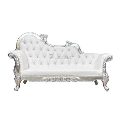 Hot Selling Wedding Wooden Silver Chaise Chair Event