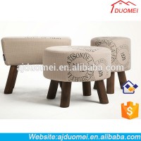 English Country Styles Solid Wood Low Stool