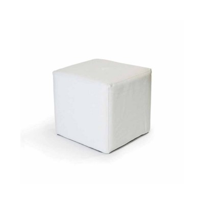 New Modular White Ottoman Square for Event