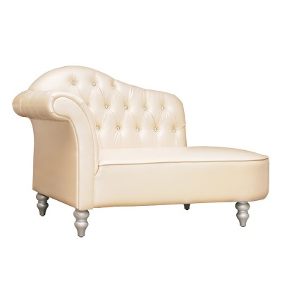 Customized Cream Leather Chaise Lounge Wholesale