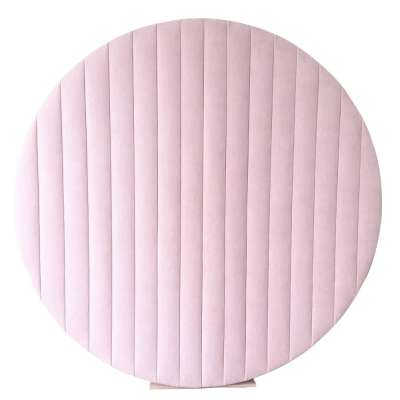 New Design Party Decoration Velvet Pink Round Backdrop Stand