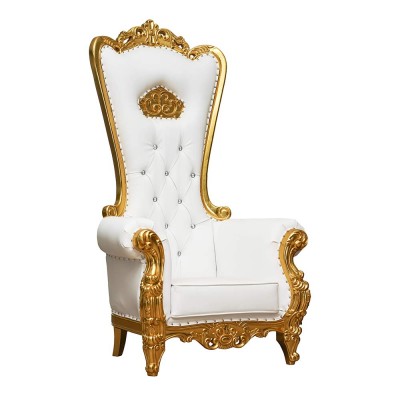 Popular Carved Luxury Wedding Queen Throne Chair Wedding